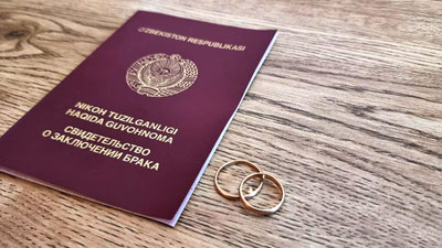 'Сўнгги 4 ойда қайси ҳудудда энг кўп никоҳ қайд этилгани айтилди'ning rasmi