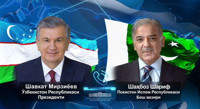 'Шавкат Мирзиёев Шаҳбоз Шариф билан телефон орқали мулоқот қилди'ning rasmi