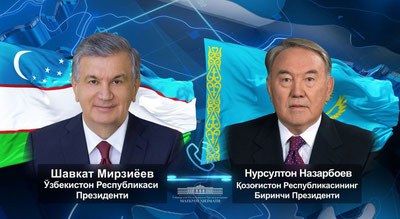 'Шавкат Мирзиёев Нурсултон Назарбоевни туғилган куни билан табриклади'ning rasmi