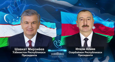 'Шавкат Мирзиёев Илҳом Алиев билан телефон орқали мулоқот қилди'ning rasmi