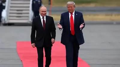 'Путин ва Трамп Аляскада учрашди'ning rasmi