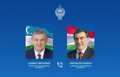 Image of 'Shavkat Mirziyoyev congratulated Emomali Rahmon on his birthday'