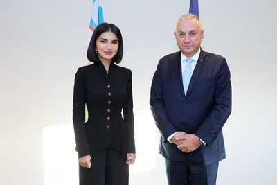 Image of 'Saida Mirziyoyeva met with the European Commissioner.'