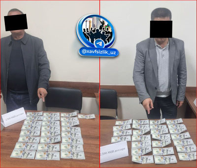 'Самарқандда ҳоким ёрдамчиси ва адвокат пора билан қўлга тушди'ning rasmi