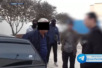Image of 'A tax official in Syrdarya and Andijan, an MIA employee in Samarkand were caught taking bribes.'