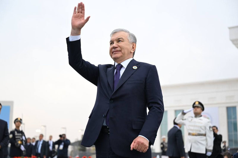 'Қозоғистон, Тожикистон, Қирғизистон ва Озарбайжон Президентларининг Ўзбекистонга ташрифи якунланди'ning rasmi