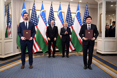 Изрображение 'Узбекистан и США подписали ряд соглашений по развитию торгово-экономического партнерства'
