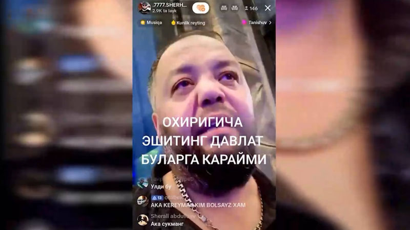 'Жонли эфирда президентни ҳақорат қилган шахс 4 йилга қамалди'ning rasmi