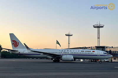 'Air China авиакомпанияси Пекин ва Тошкент ўртасида тўғридан-тўғри рейсларни йўлга қўйди'ning rasmi