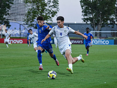 'O'zbekiston Italiyaga qarshi o'yinda mag'lubiyatga uchradi'ning rasmi