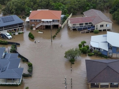 Image of 'Australian cities were flooded.'