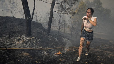 Image of 'Wildfires in Southern Europe are not stopping'