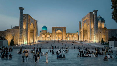 Image of 'The number of tourists who visited Uzbekistan in 9 months was announced.'