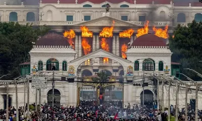 Image of 'Uzbekistanis in Nepal were called to awareness against the backdrop of protests.'
