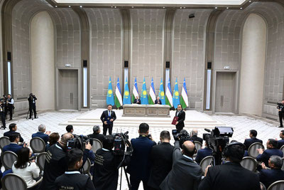 Изрображение 'Подписан пакет узбекско-казахстанских соглашений и меморандумов'