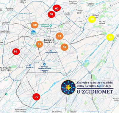 Изрображение 'В Узгидромете заявили, что датчики IQair могут давать искаженные данные'
