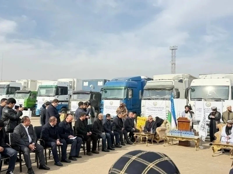 'Ўзбекистон Афғонистонга 390 тонна инсонпарварлик ёрдамини юборди'ning rasmi