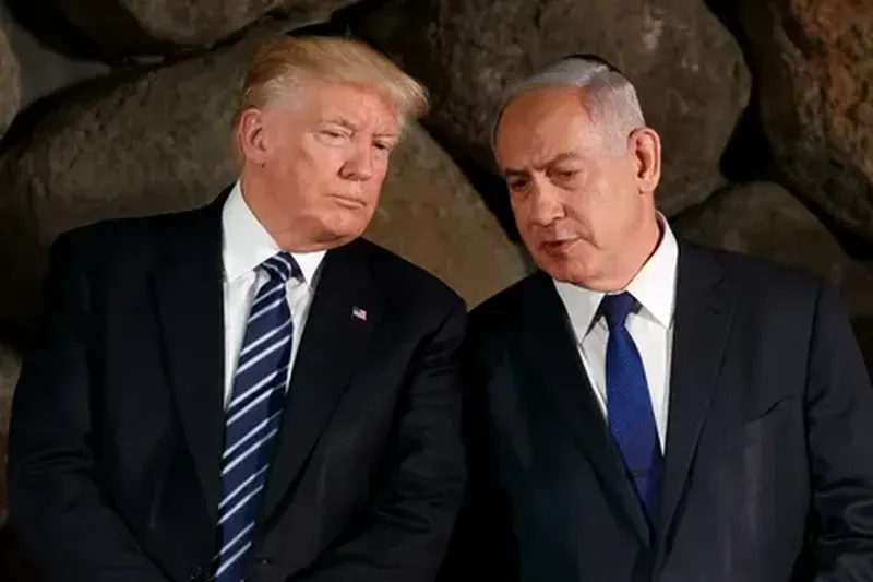 'Трамп ва Нетаньяху Ғазодаги тинчликнинг 2-босқичини келишиб олмоқчи'ning rasmi