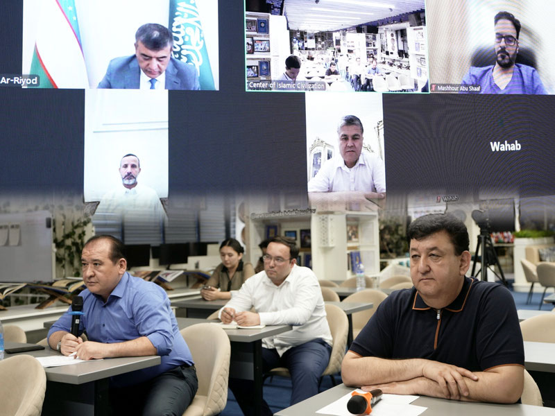 'Ислом олами робитаси Ўзбекистон билан биринчи расмий алоқаларини Ислом цивилизацияси марказидан бошлайди'ning rasmi