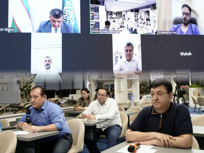 'Ислом олами робитаси Ўзбекистон билан биринчи расмий алоқаларини Ислом цивилизацияси марказидан бошлайди'ning rasmi