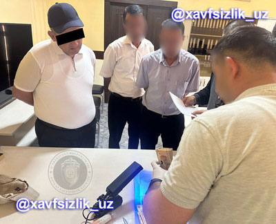 'Бухорода 40 млн сўм ишламоқчи бўлган амалдор ушланди'ning rasmi