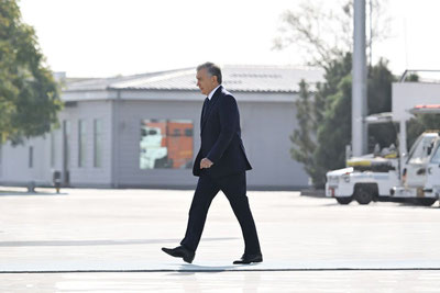 Image of 'Why did Mirziyoyev go to Azerbaijan?'