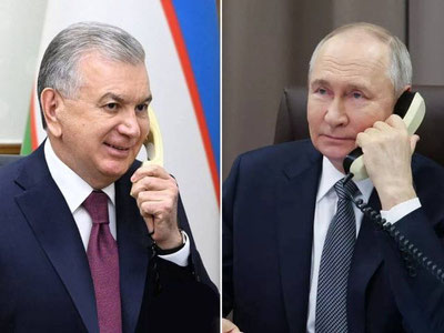 'Мирзиёев ҳамда Путин телефон орқали гаплашди'ning rasmi
