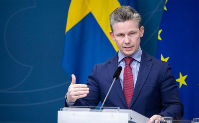 'Швеция Украинага 1,5 миллиард евролик ҳарбий ёрдам пакетини жўнатмоқчи'ning rasmi