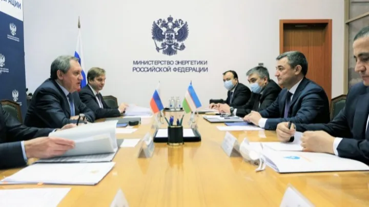 'Ўзбекистон ва Россия энергетика вазирлари ҳамкорлик жараёнини муҳокама қилди'ning rasmi
