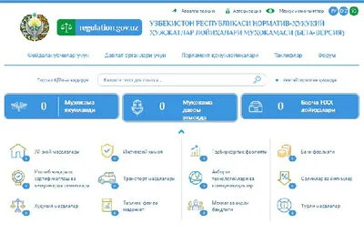 '​Regulation.gov.uz порталида аҳолининг ижтимоий ҳимояга муҳтож қатлами рўйхати шакллантирилмоқда'ning rasmi