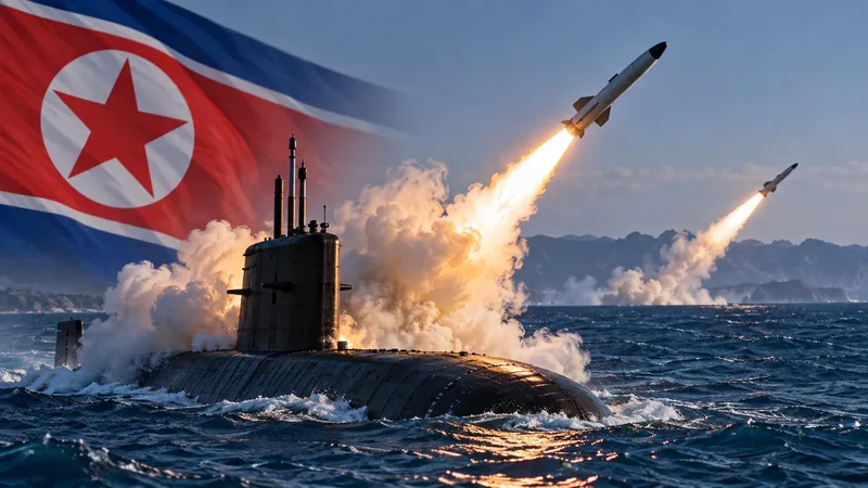 'Шимолий Корея сувости кемаларидан учириладиган ракеталарни синовдан ўтказди'ning rasmi