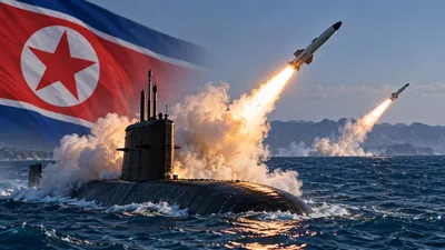 'Шимолий Корея сувости кемаларидан учириладиган ракеталарни синовдан ўтказди'ning rasmi