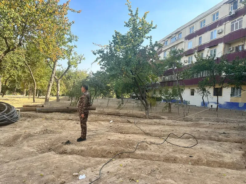 Изображение 'В Мирзо-Улугбекском районе жители опасаются, что на месте детской площадки появится парковка'