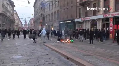 Изображение 'Власти Италии направят в Милан 500 военных после массовых беспорядков'