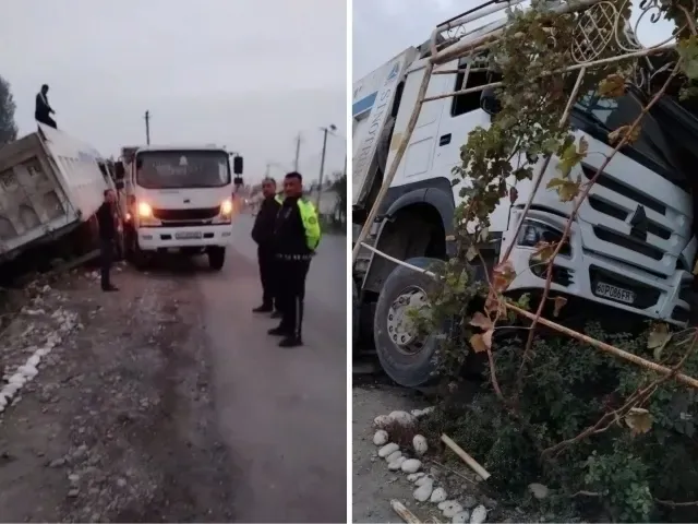 Изображение 'В Андижанской области уснувший за рулём водитель грузовика стал причиной ДТП'