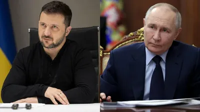 Изображение 'Зеленский назвал заморозку фронта путём к миру, Путин высказался против временных решений'