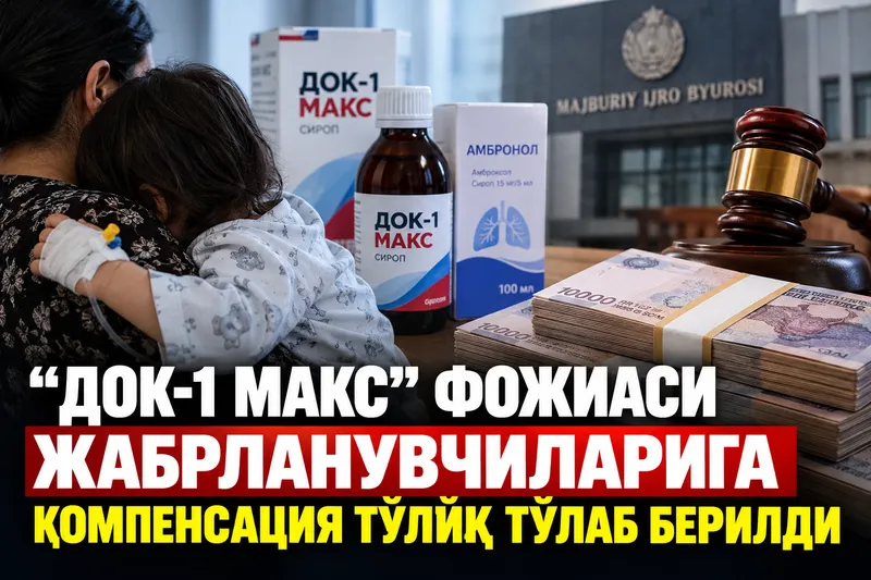 '“Док-1 Макс” фожиаси жабрланувчиларига компенсация тўлиқ тўлаб берилди'ning rasmi