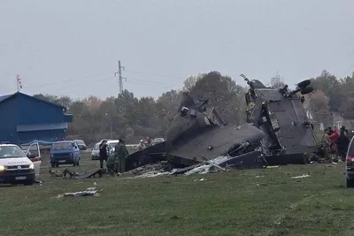 Изображение 'Итальянский военный вертолёт, участвовавший в миссии ЕС, рухнул в Боснии (видео)'